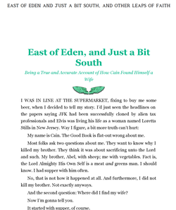 East of Eden, by Ken Scholes - Formatted page